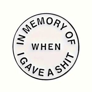In Memory Of - Novelty Pin